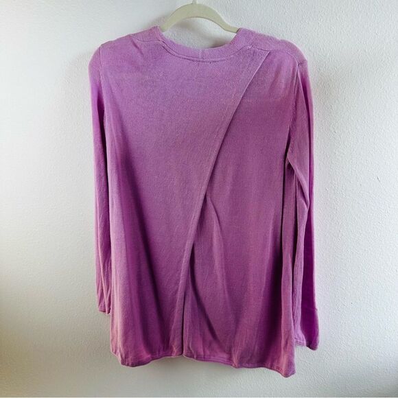 Pure Jill Lavender Fly Away Back One Button Cardigan Size XS - Picture 3 of 3